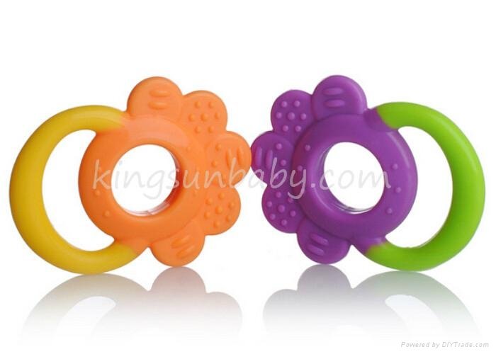 Horse Design Baby Teether Infant Silicone Teething Toy Non-toxic BPA Free 4
