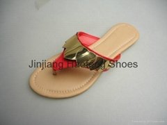 2014 high quality ladys new design fashion craft slipper