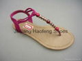 2014 high quality ladys new design fashion craft sandal   