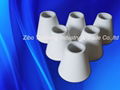 wear resistant alumina ceramic tapered tube 1