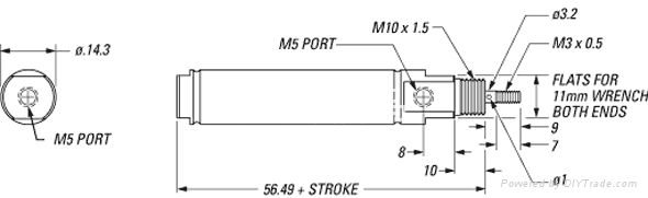 AIRPEL玻璃氣缸, 型號: M9D12.5N