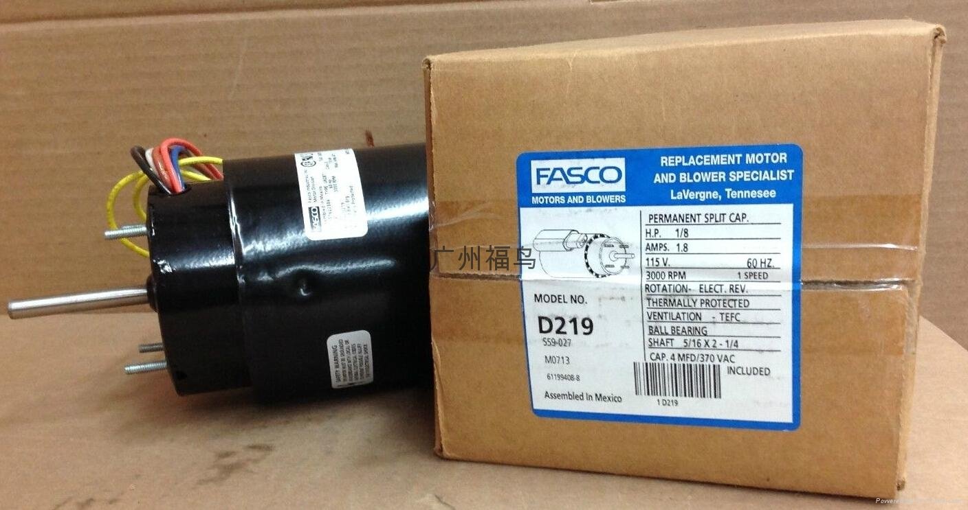 FASCO電機, 馬達, 型號: D219