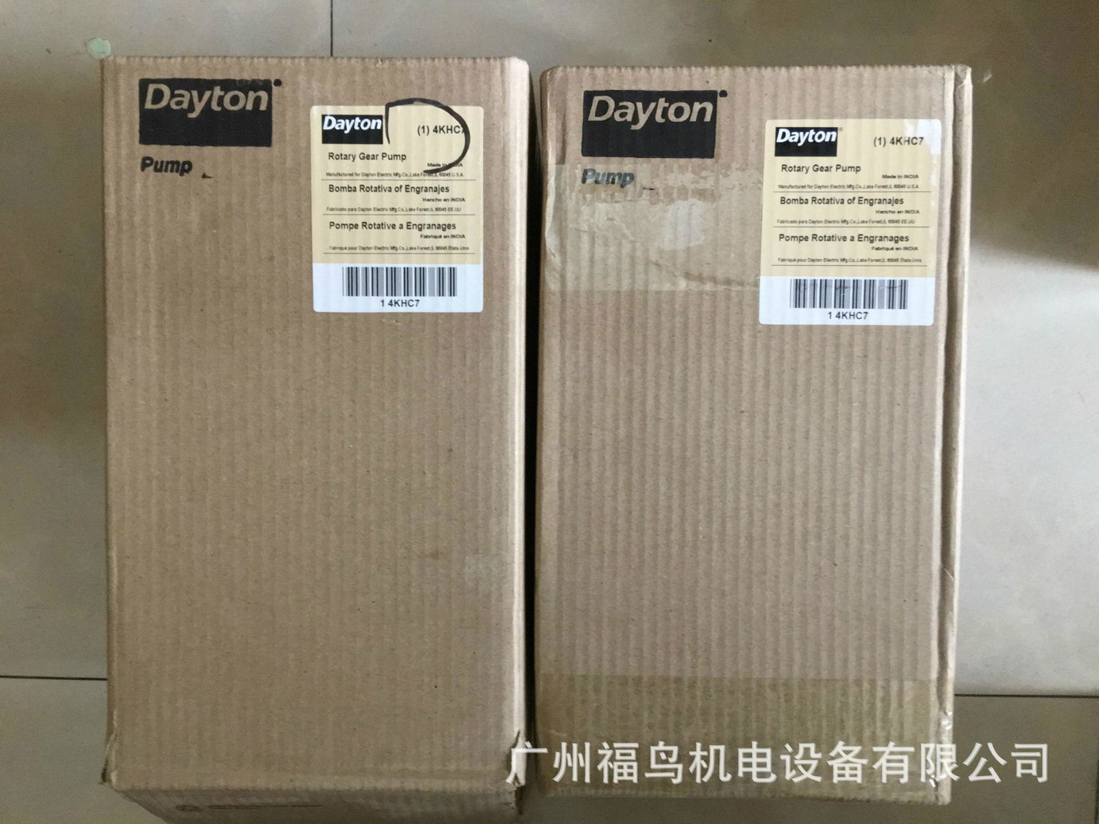 DAYTON齒輪泵, 型號: 4KHC7