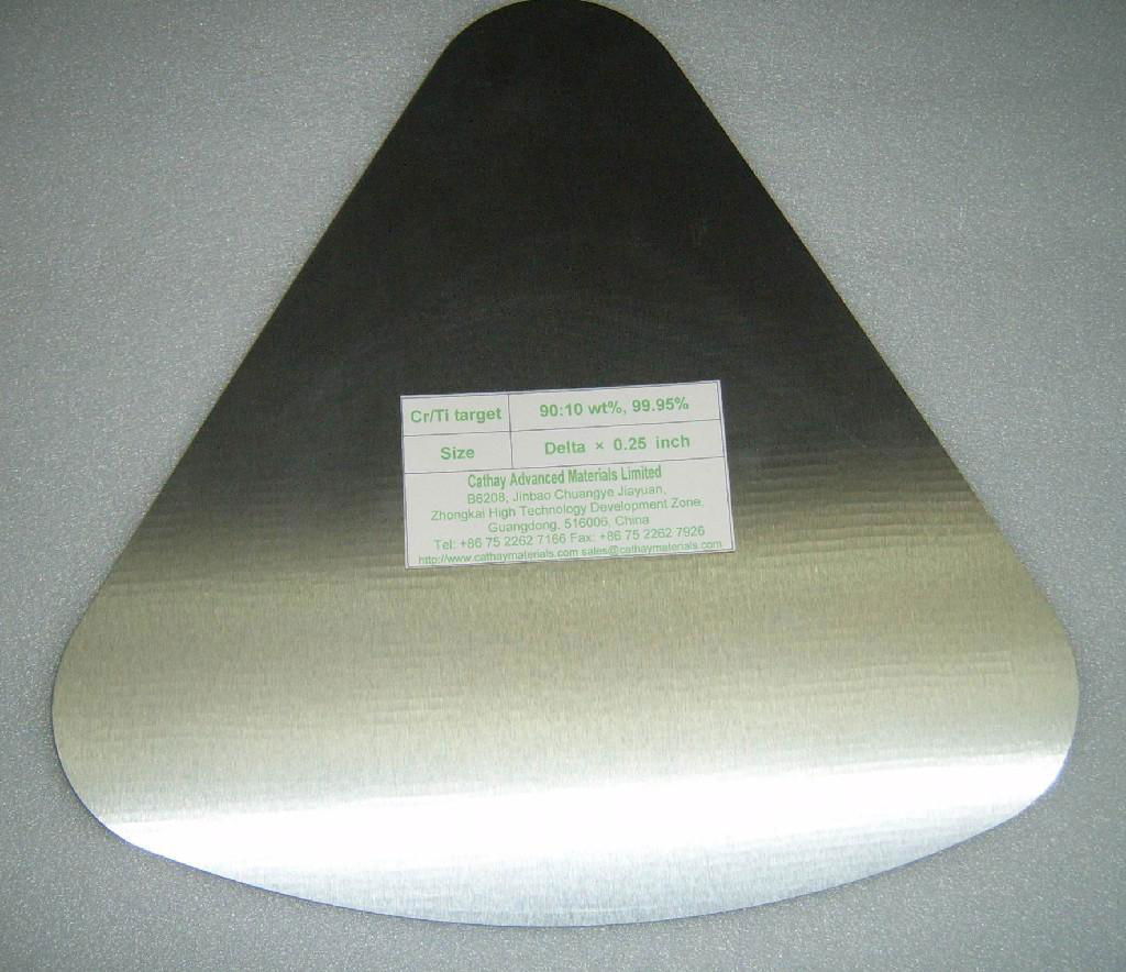 Chromium Titanium Cr/Ti alloy target