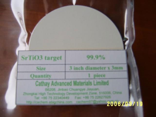 Strontium Titanate SrTiO3 target