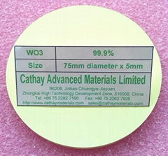 Tungsten Oxide WO3 target