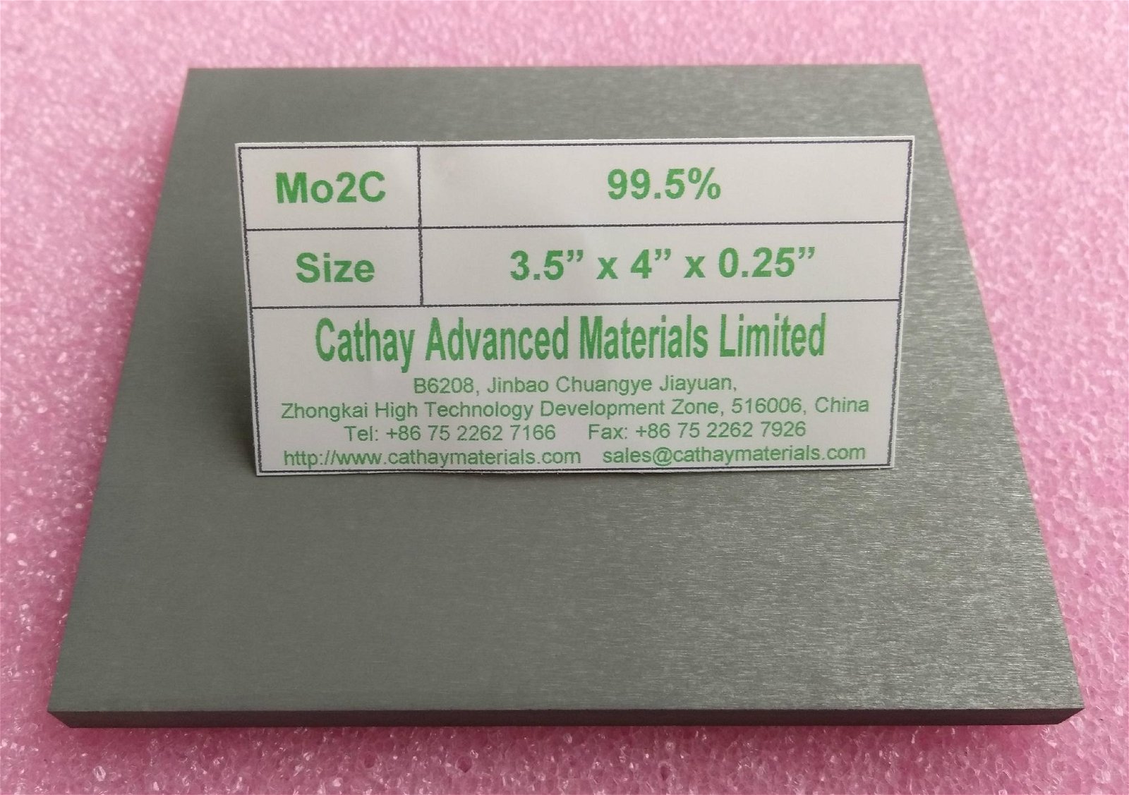 Molybdenum Carbide Mo2C target