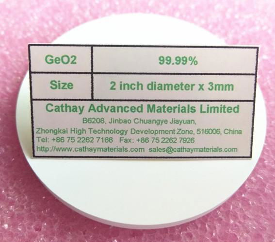 Germanium Oxide GeO2 target