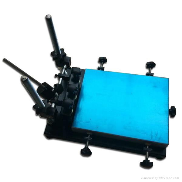 low cost manual flat screen printing machine for sale