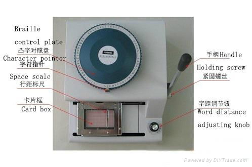 manual pvc card embossed machine  2