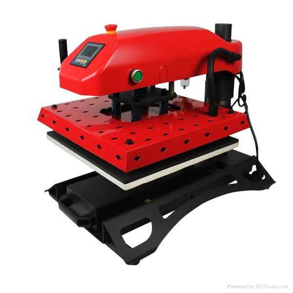 Swing LED heat press machine for t shirt  2