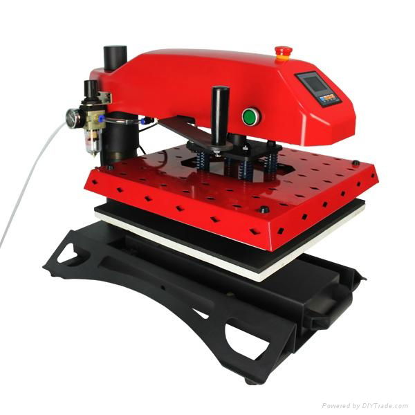 Swing LED heat press machine for t shirt  3