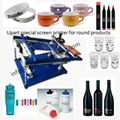 low cost with good quality bottles silk printing machine 1