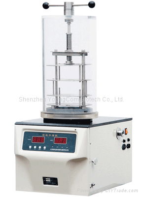 Bench Top Lyophilizer Laboratory Freeze Dryer  R&D Lyophilizer Capping Type 