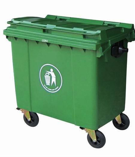 660L 塑料環衛垃圾桶（可裝腳踏）供應福州