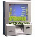  J1 wall-mounted payment touchscreen kiosk