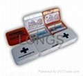 Mini plastic first aid kit 2
