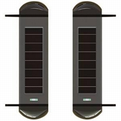 SOLAR-POWERED 3-BEAMS ACTIVE WIRELESS INFRARED LIGHT WALL