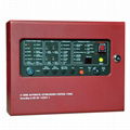 4 zones conventional Fire fighting panel with fire alarm and gas extinguishing controlling