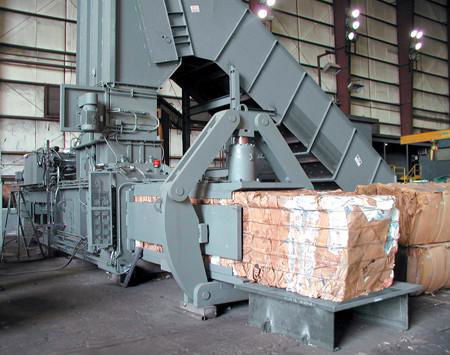 waste paper baling machine 