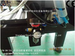 cleaner semi-auto Weighing Filling Machine FM-SW-20l