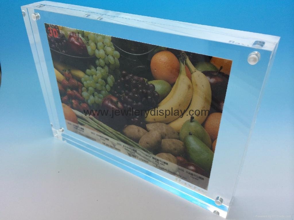 acrylic photo frame with magnet 2