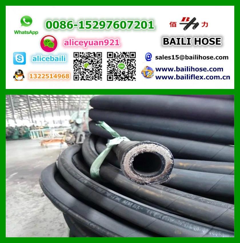 spiral hydraulic hose DIN EN 856 4SH 4SP R12 R13 R15
