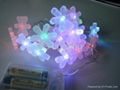 30LED string light with frost flower