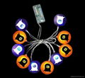 LED light with Halloween decoration by battery operated lighting  2