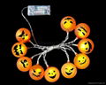 LED light with Halloween decoration by battery operated lighting  3