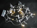 10LED Battery indoor bead garland flower holiday wedding Christmas lights 5