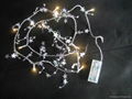 10LED Battery indoor bead garland flower holiday wedding Christmas lights 1