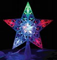 10LED treetop star Christmas tree holiday indoor light 1