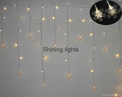 star curtain window icicle snowflake wedding Chirstmas  light