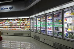 E8 NEW YORK Supermarket Glass Door Fridge