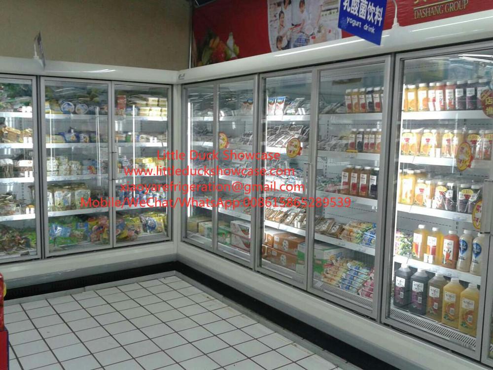 E7 AUCKLAND Supermarket Glass Door Refrigerator LittleDuck or OEM