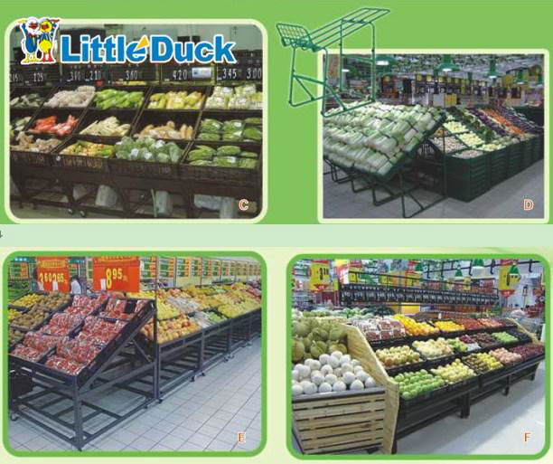 Supermarket Fruits and Vegetbale Racks 4