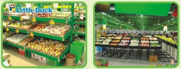 Supermarket Fruits and Vegetbale Racks 5