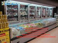 Combined freezer in Thailand supermarket 