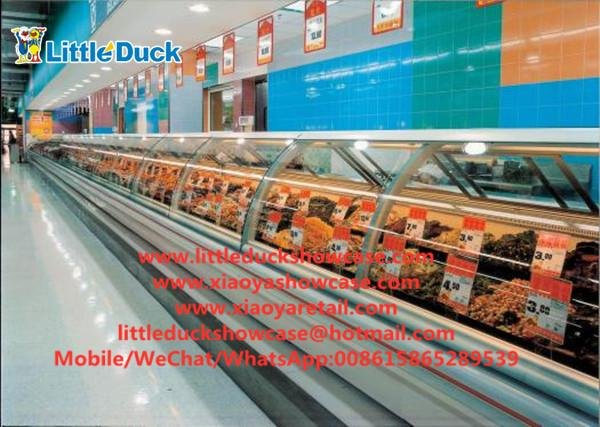 E6 ALASKA Moist Heated Display Fridge In Vietnam Supermarket