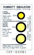 湿度测试卡