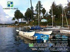 Floating Dock for Catamaran