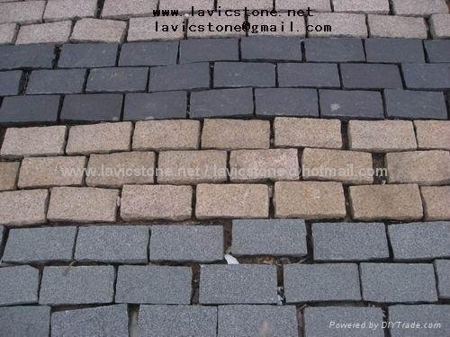 Cube paving stone for landscaping. 3