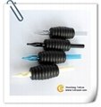 Black Rubber Gripped Disposable Grips (Oval)