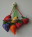 Best selling varoius fruit polyester foldable bags