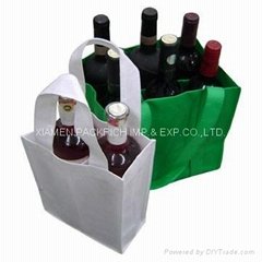 High recommended non woven PP wine bottle bag