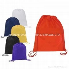 Various Color polyester Drawstring Bag