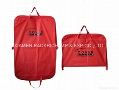 Beauty red PEVA foldable garment bag