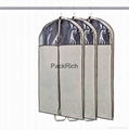 Colored non woven polypropylene+pvc garment bag