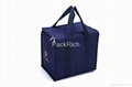 Best selling recycle polyester promotional Insulated picnic cooler bag